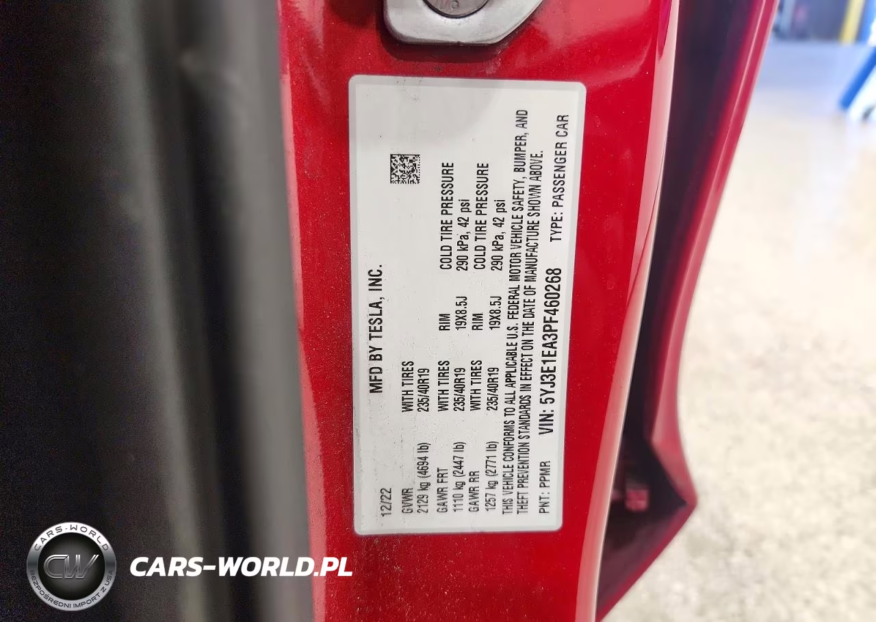 2023 Tesla Model 3 VIN:5YJ3E1EA3PF460268 - 13