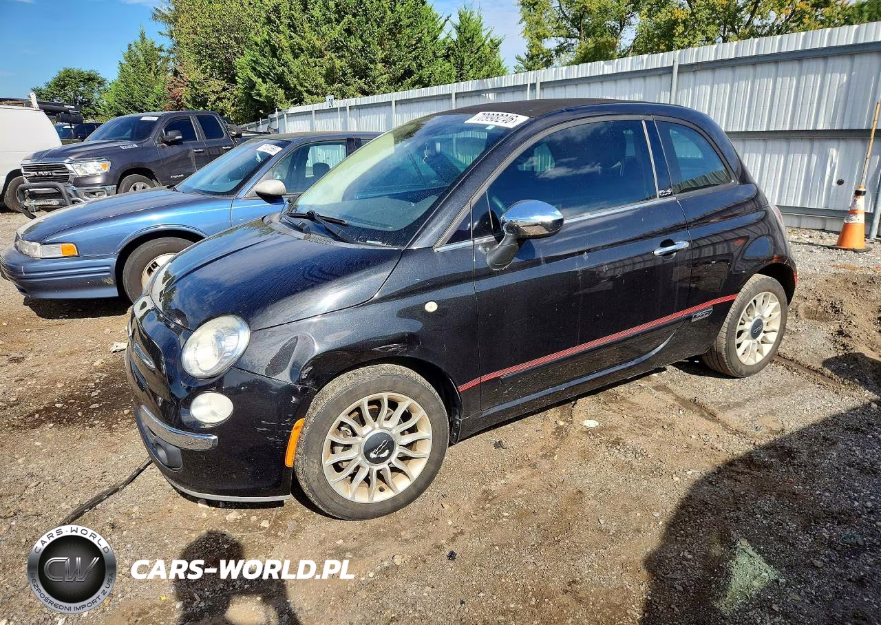 2013 Fiat 500 Lounge VIN:3C3CFFER7DT528783 - 1