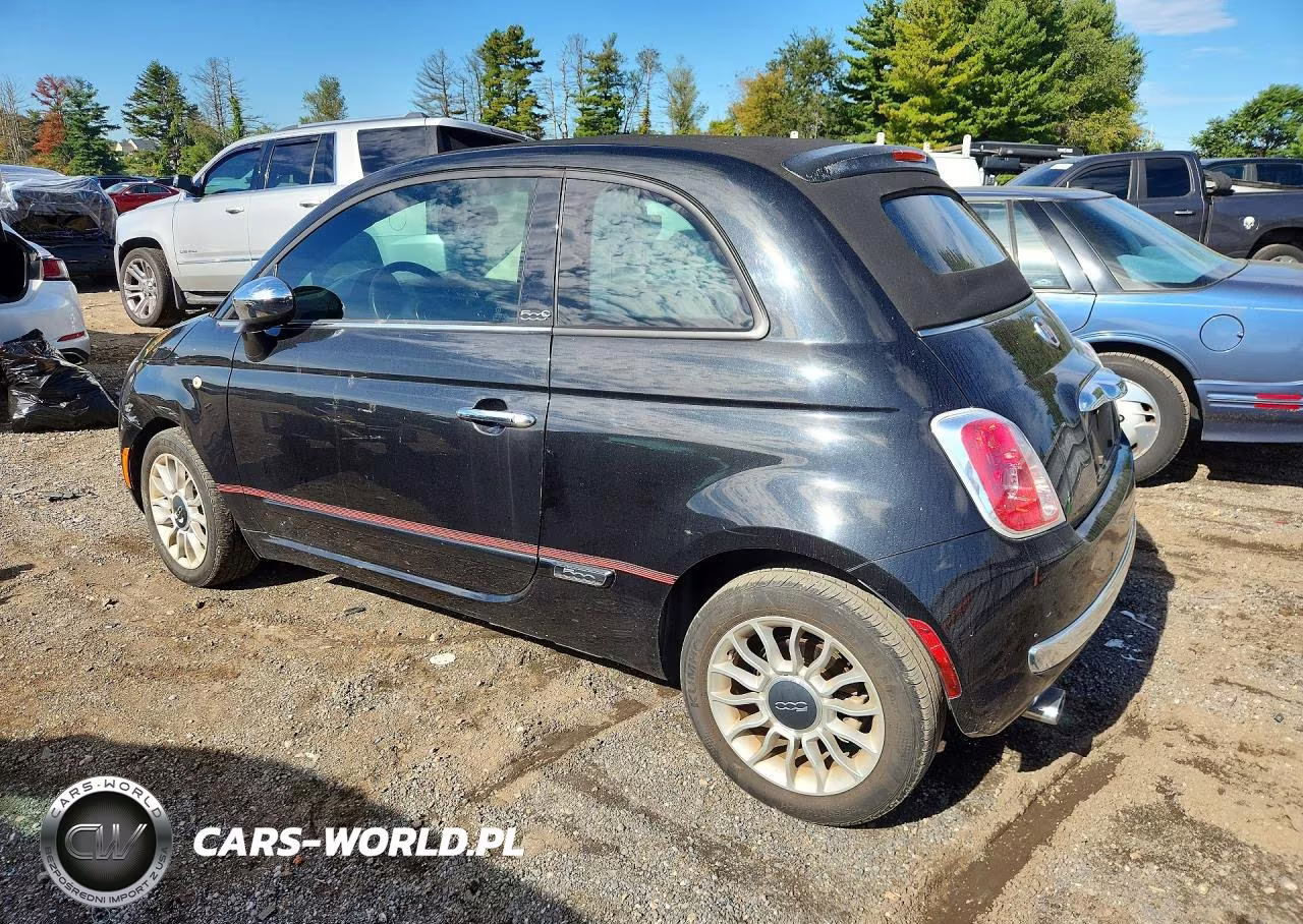 2013 Fiat 500 Lounge VIN:3C3CFFER7DT528783 - 2