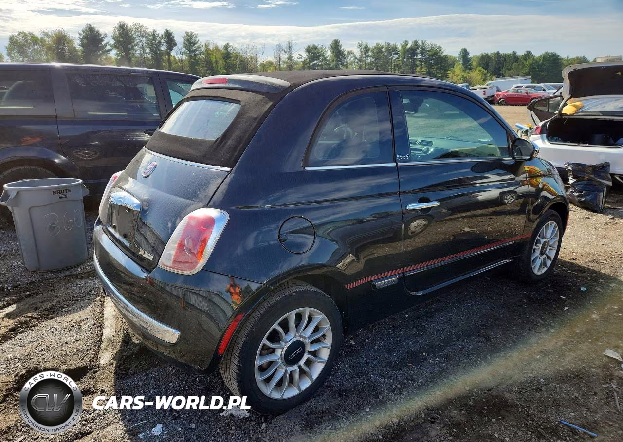 2013 Fiat 500 Lounge VIN:3C3CFFER7DT528783 - 3