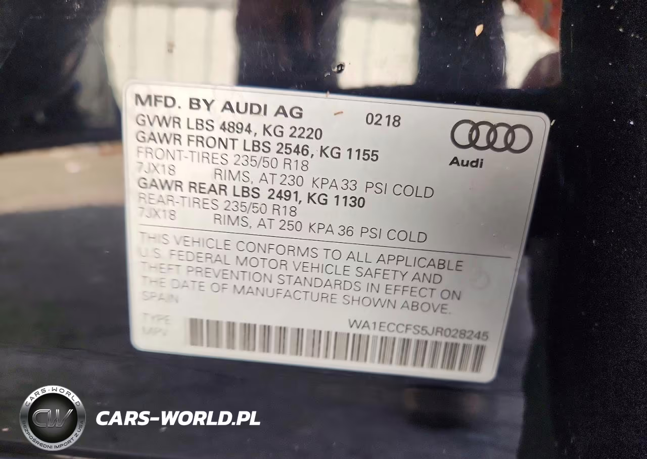 2018 Audi Q3 Premium VIN:WA1ECCFS5JR028245 - 14