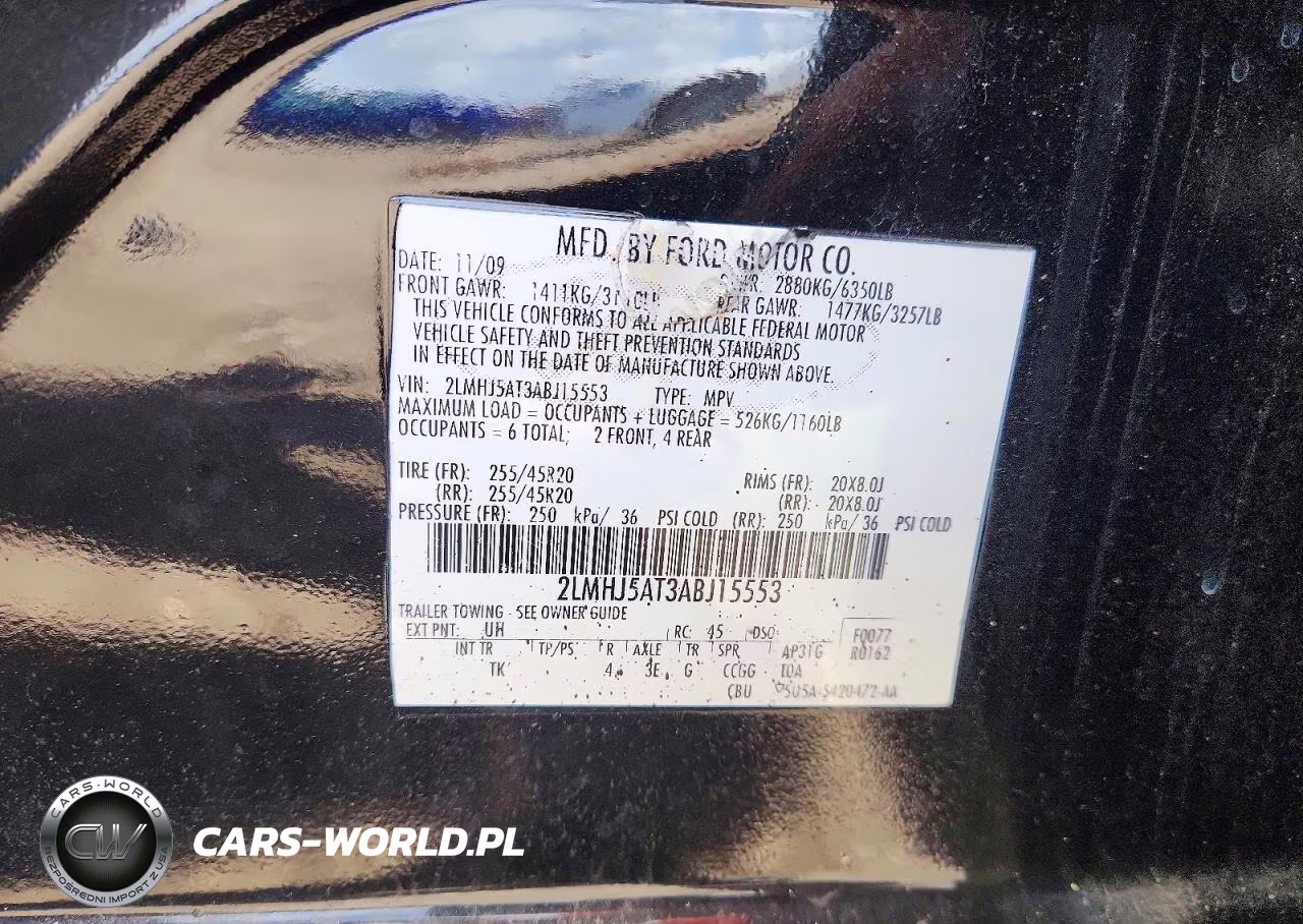2010 Lincoln Mkt VIN:2LMHJ5AT3ABJ15553 - 13