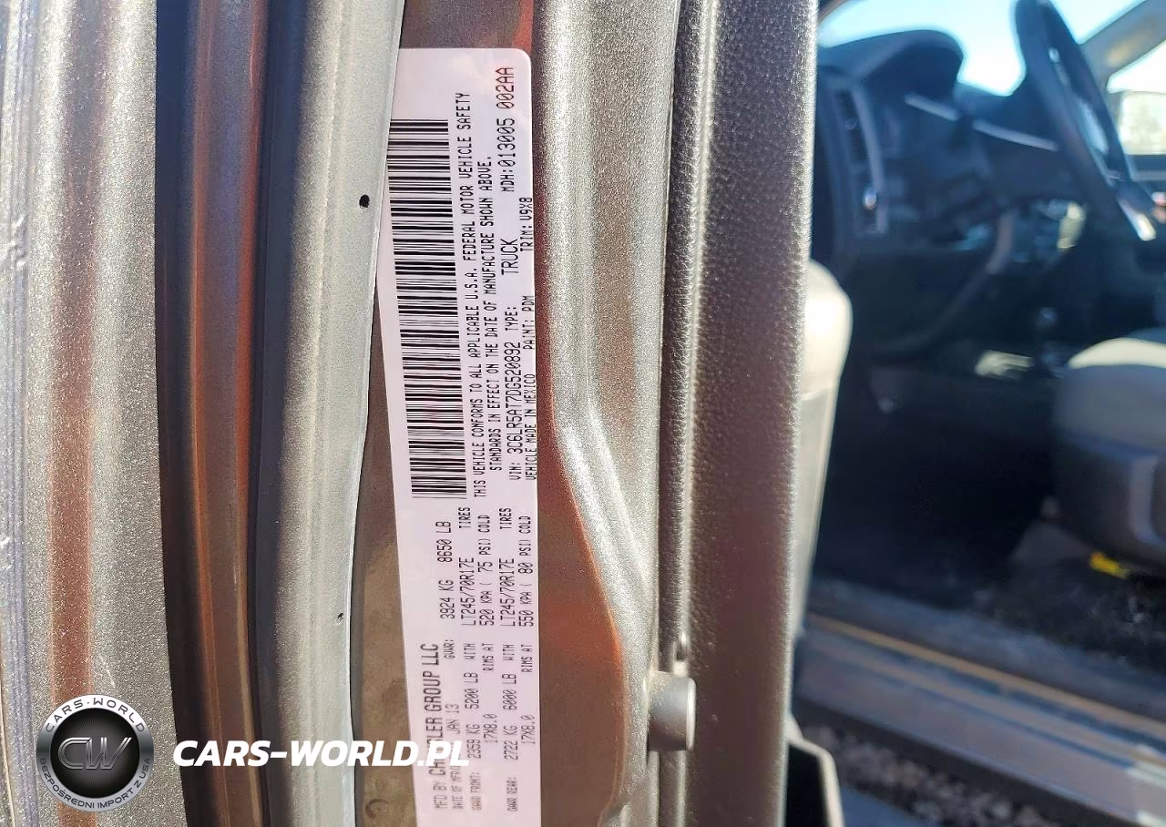 2013 Ram 2500 St VIN:3C6LR5AT7DG520892 - 12