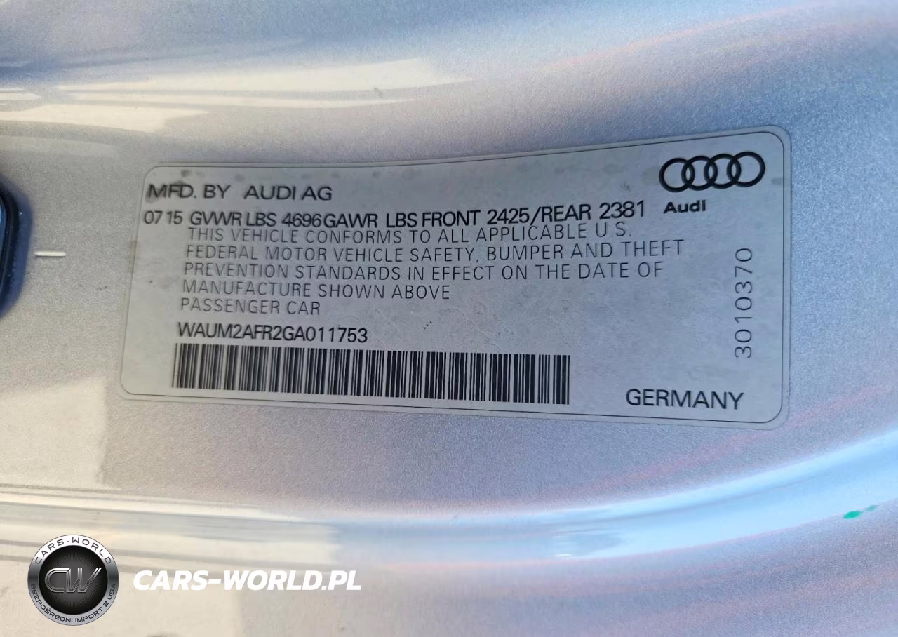 2016 Audi A5 Premium Plus S-Line VIN:WAUM2AFR2GA011753 - 12