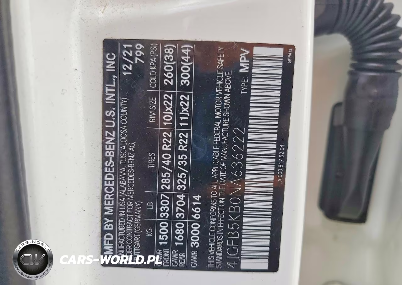 2022 Mercedes-Benz Gle 450 4Matic VIN:4JGFB5KB0NA636222 - 12