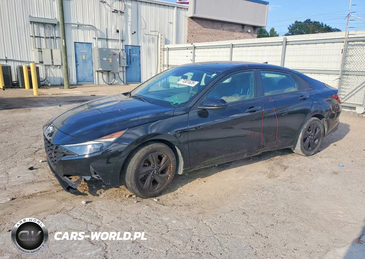 2021 Hyundai Elantra Sel VIN:KMHLM4AG5MU157327 - 1