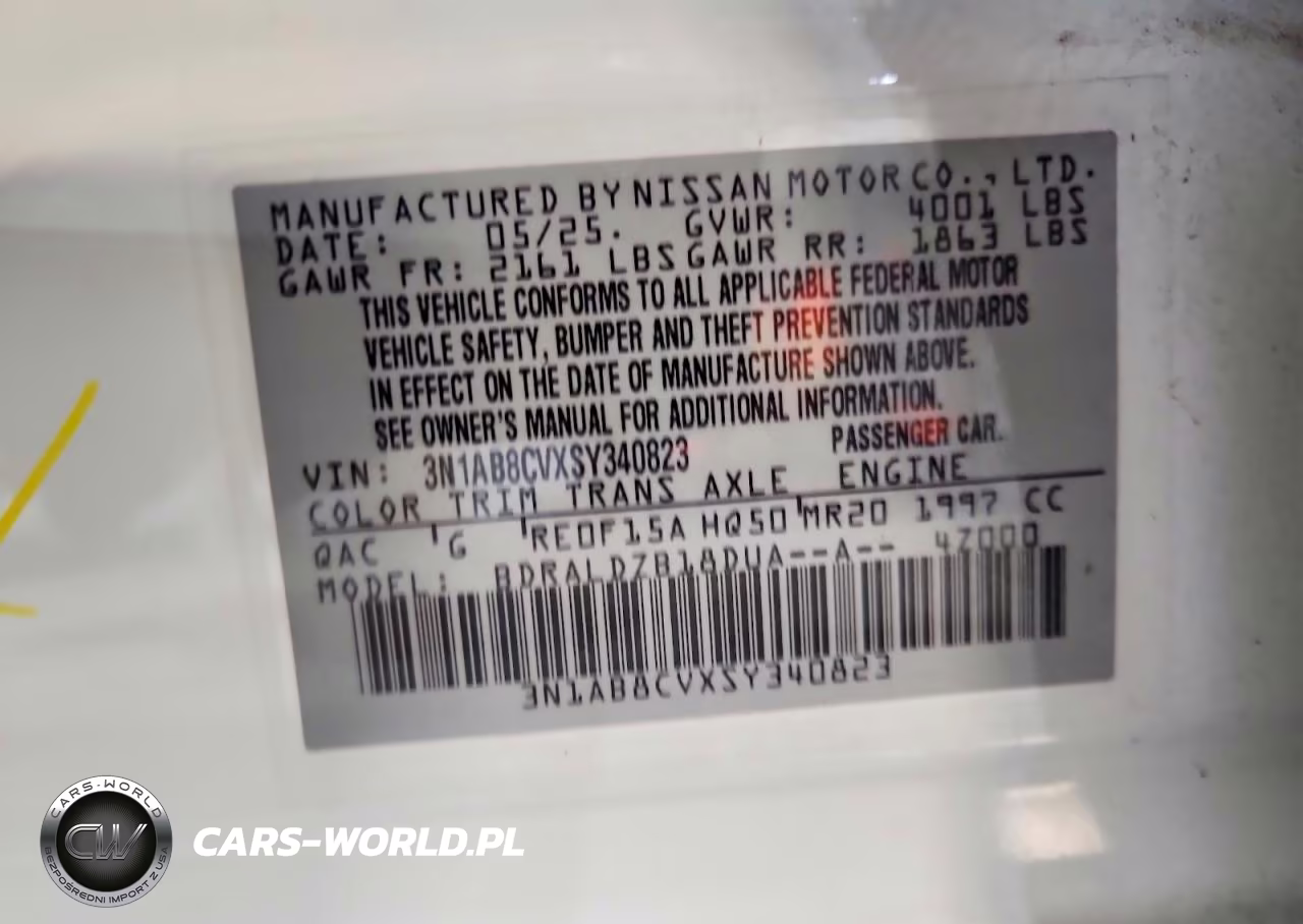 2025 Nissan Sentra Sv VIN:3N1AB8CVXSY340823 - 12