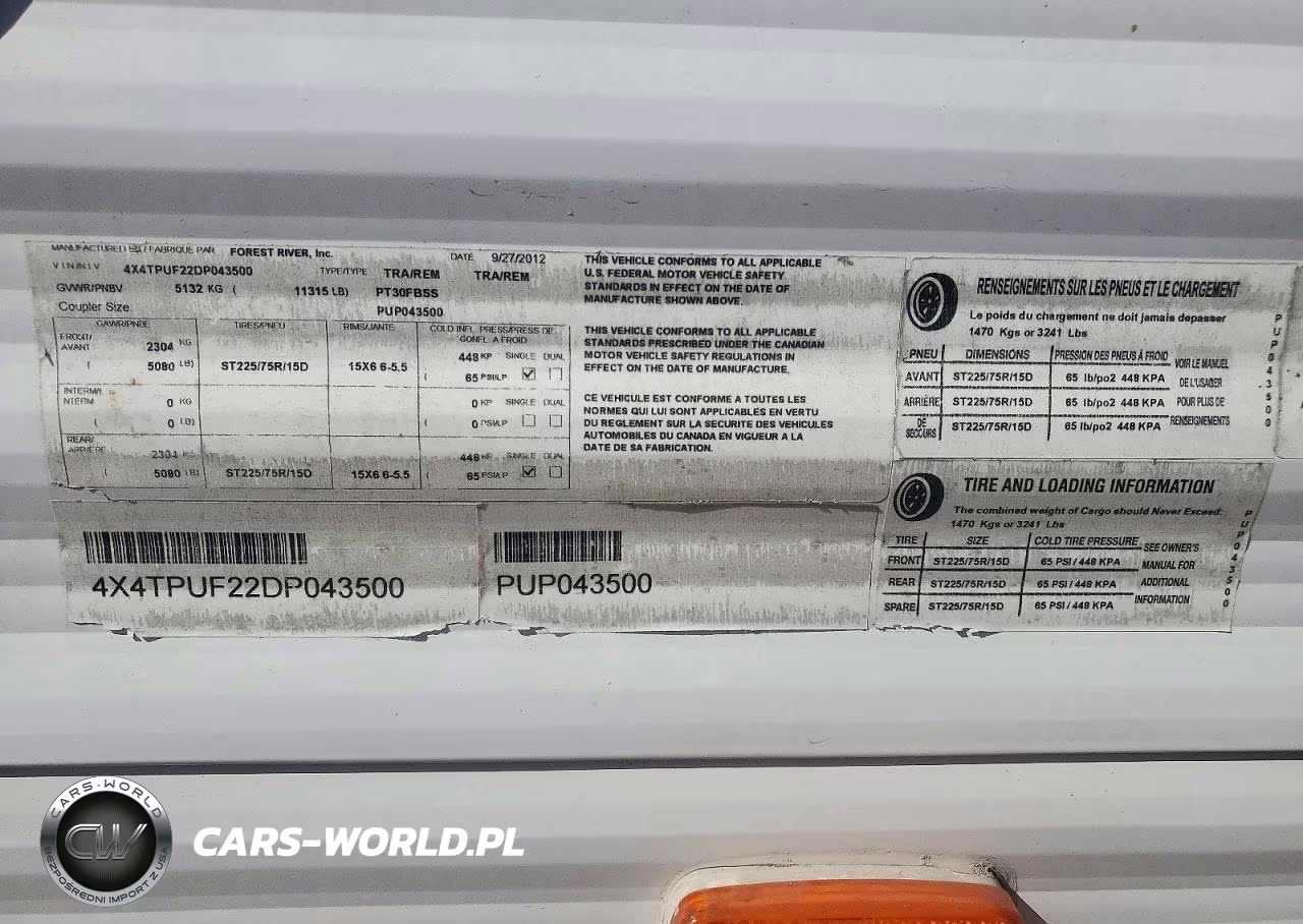 2013 Forest River Puma Camper VIN:4X4TPUF22DP043500 - 10