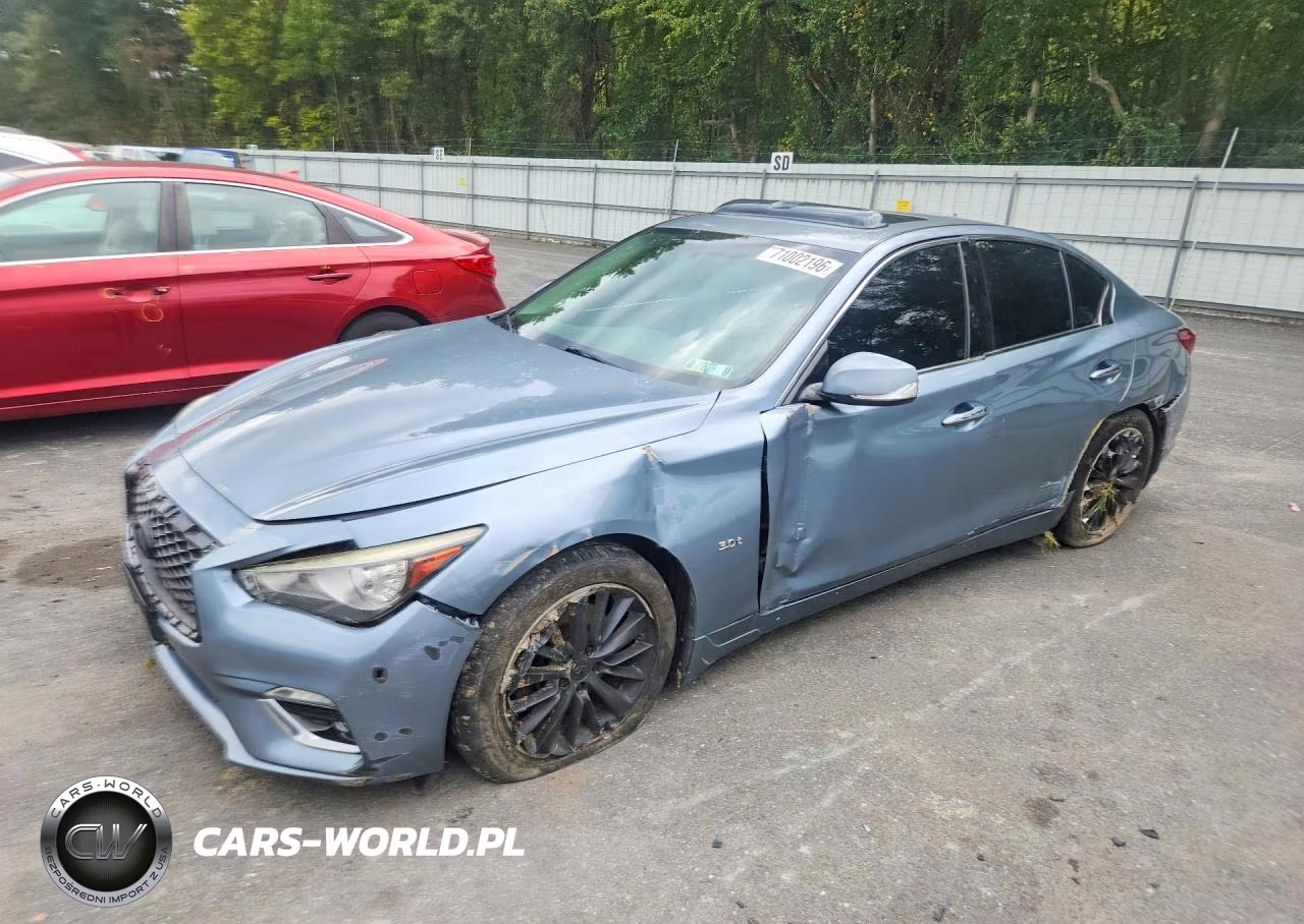 2018 Infiniti Q50 3.0T Luxe VIN:JN1EV7AR4JM610090 - 1