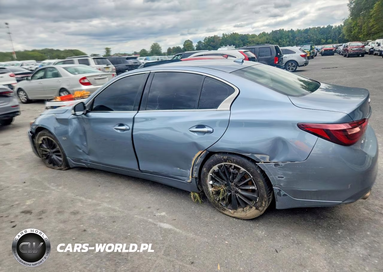 2018 Infiniti Q50 3.0T Luxe VIN:JN1EV7AR4JM610090 - 2