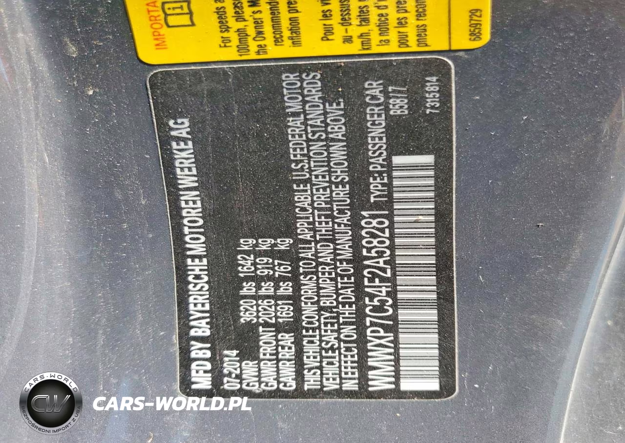 2015 Mini Cooper S VIN:WMWXP7C54F2A58281 - 12