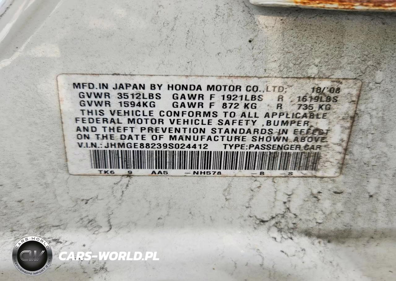 2009 Honda Fit VIN:JHMGE88239S024412 - 13