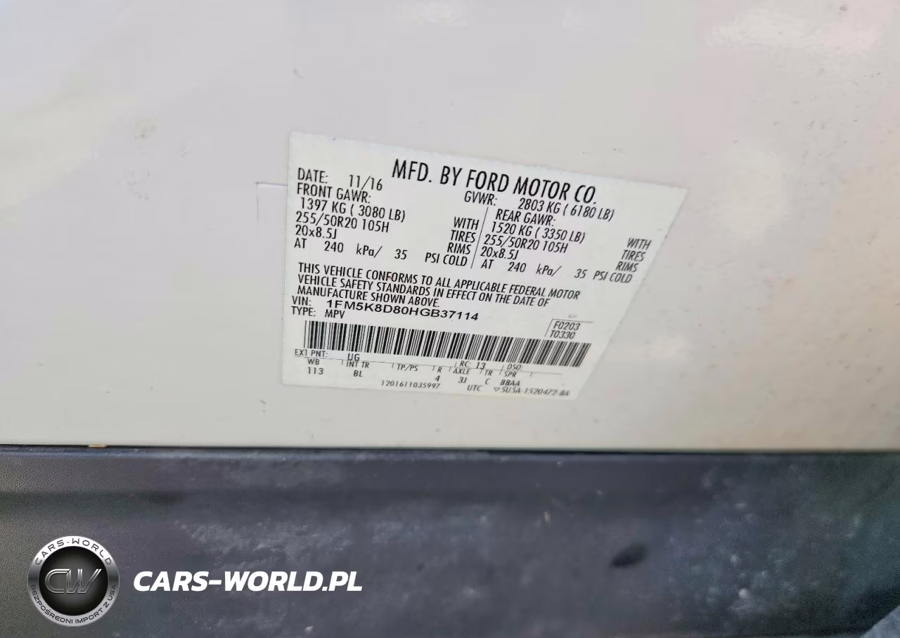 2017 Ford Explorer Xlt VIN:1FM5K8D80HGB37114 - 14