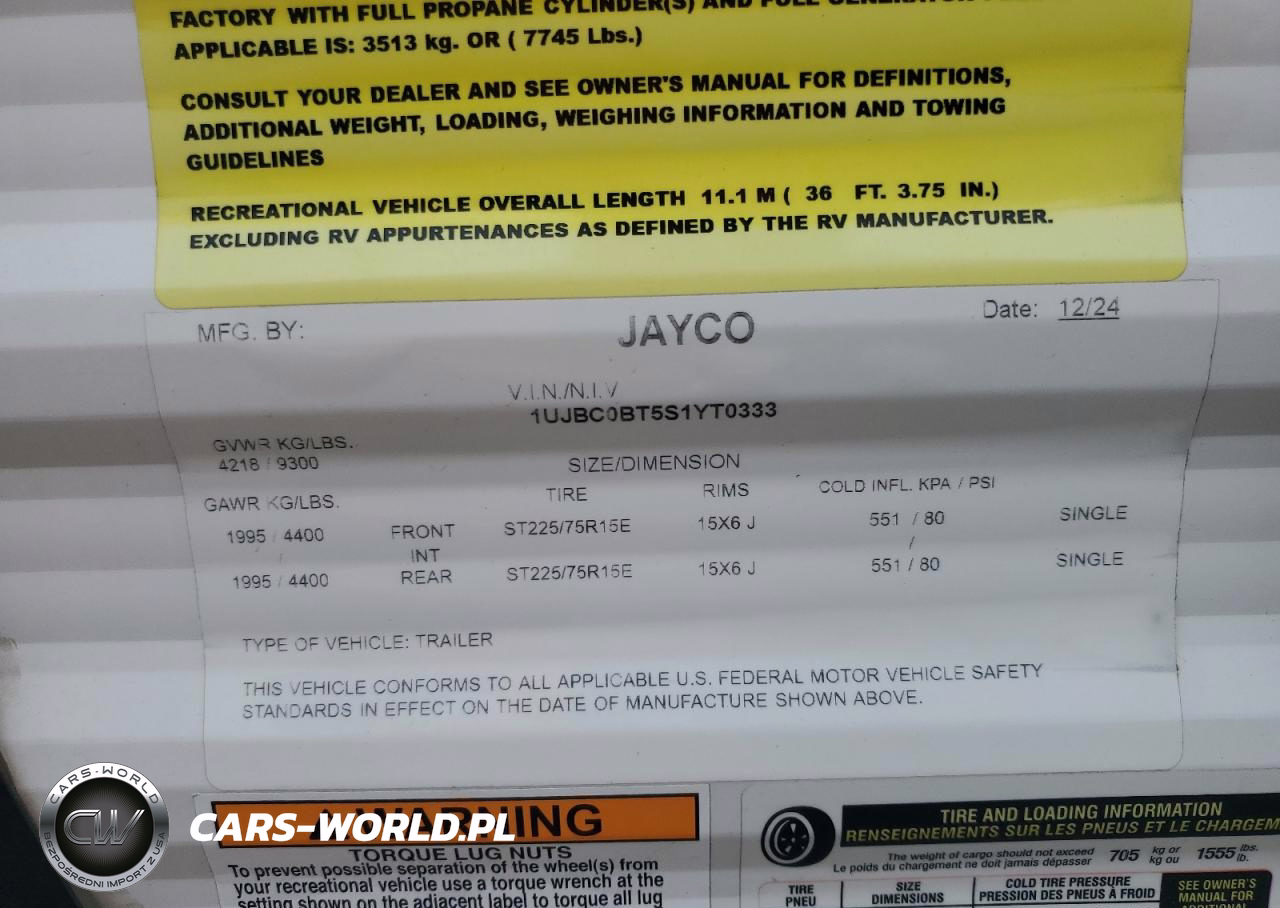 2025 Jayco Jay Flight Camper VIN:1UJBC0BT5S1YT0333 - 10