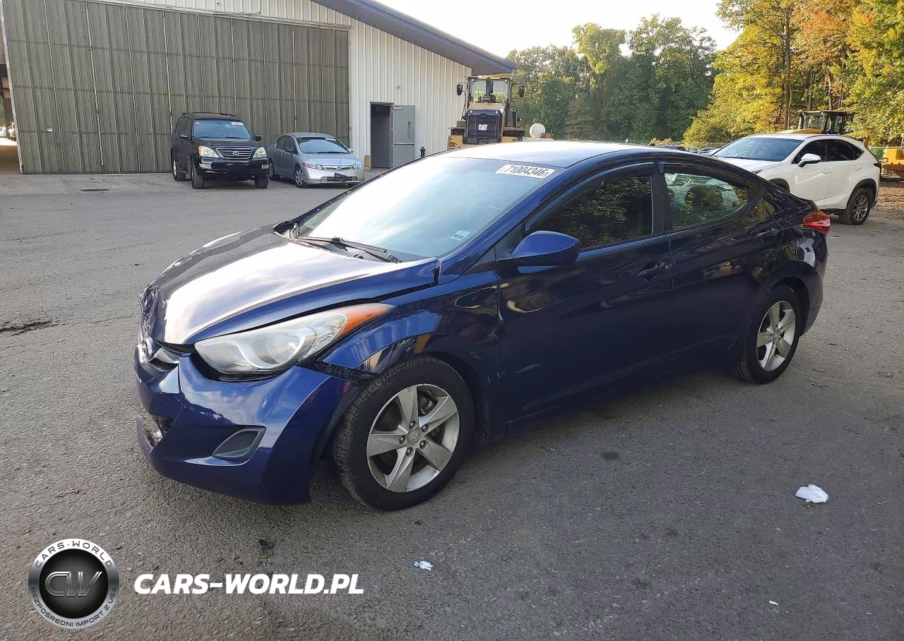 2011 Hyundai Elantra Gls VIN:5NPDH4AE5BH019063 - 1