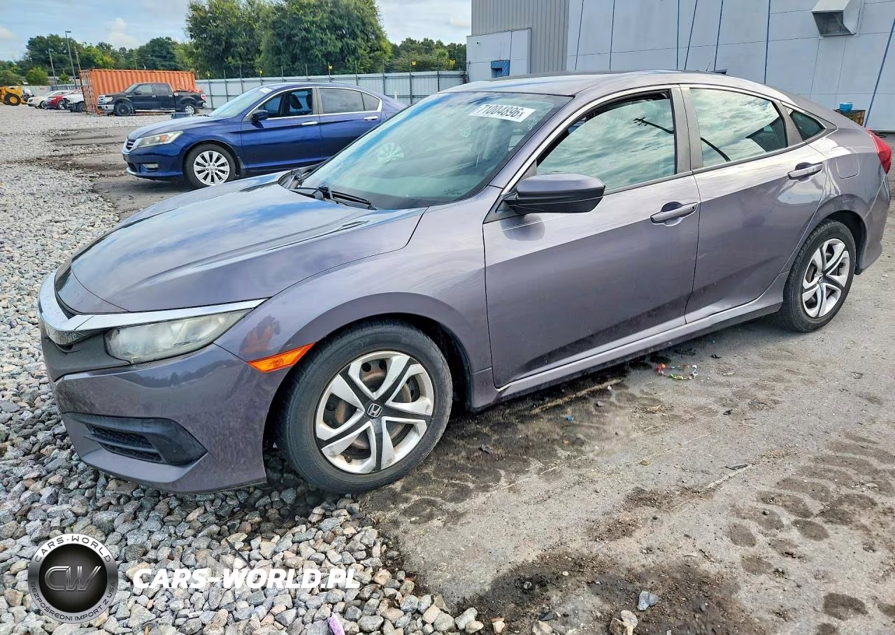 2018 Honda Civic Lx VIN:19XFC2F55JE037117 - 1