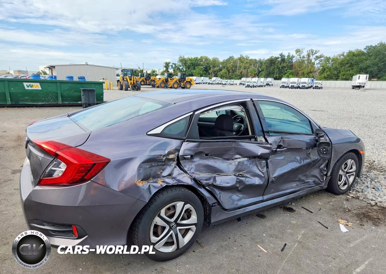 2018 Honda Civic Lx VIN:19XFC2F55JE037117 - 3