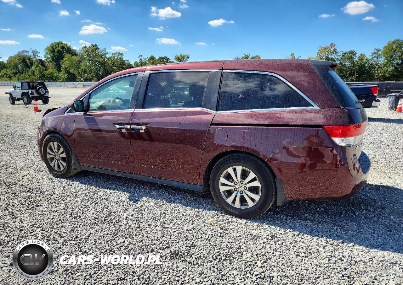 2016 Honda Odyssey Exl VIN:5FNRL5H62GB158906 - 2