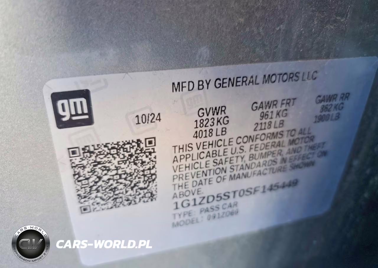 2025 Chevrolet Malibu Lt VIN:1G1ZD5ST0SF145449 - 12