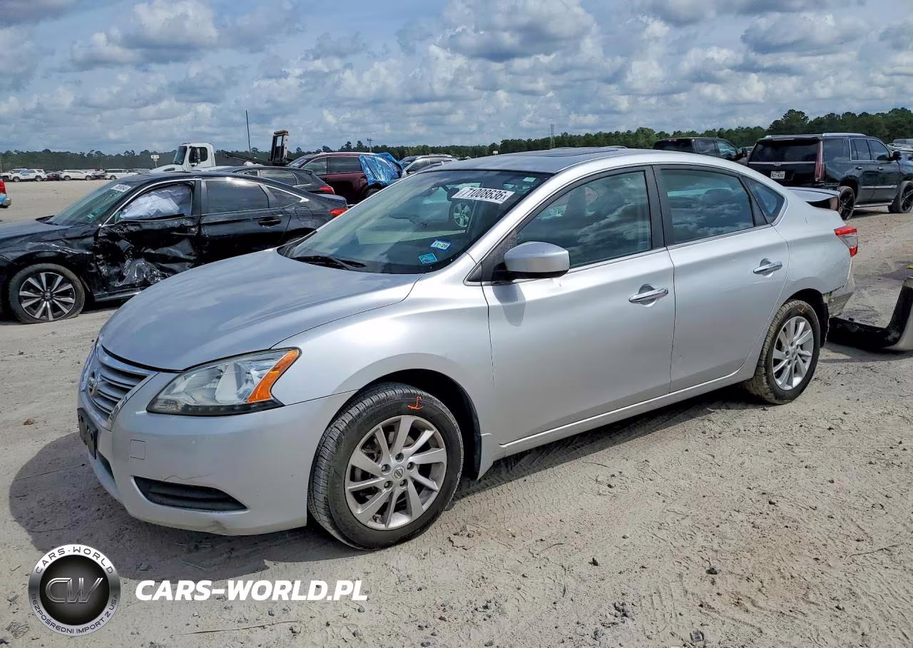2015 Nissan Sentra Sv VIN:3N1AB7AP7FY268032 - 1