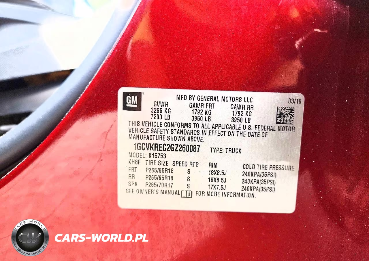 2016 Chevrolet Silverado K1500 Lt VIN:1GCVKREC2GZ260087 - 12