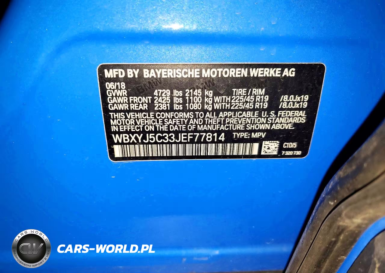 2018 BMW X2 xDrive28I VIN:WBXYJ5C33JEF77814 - 13