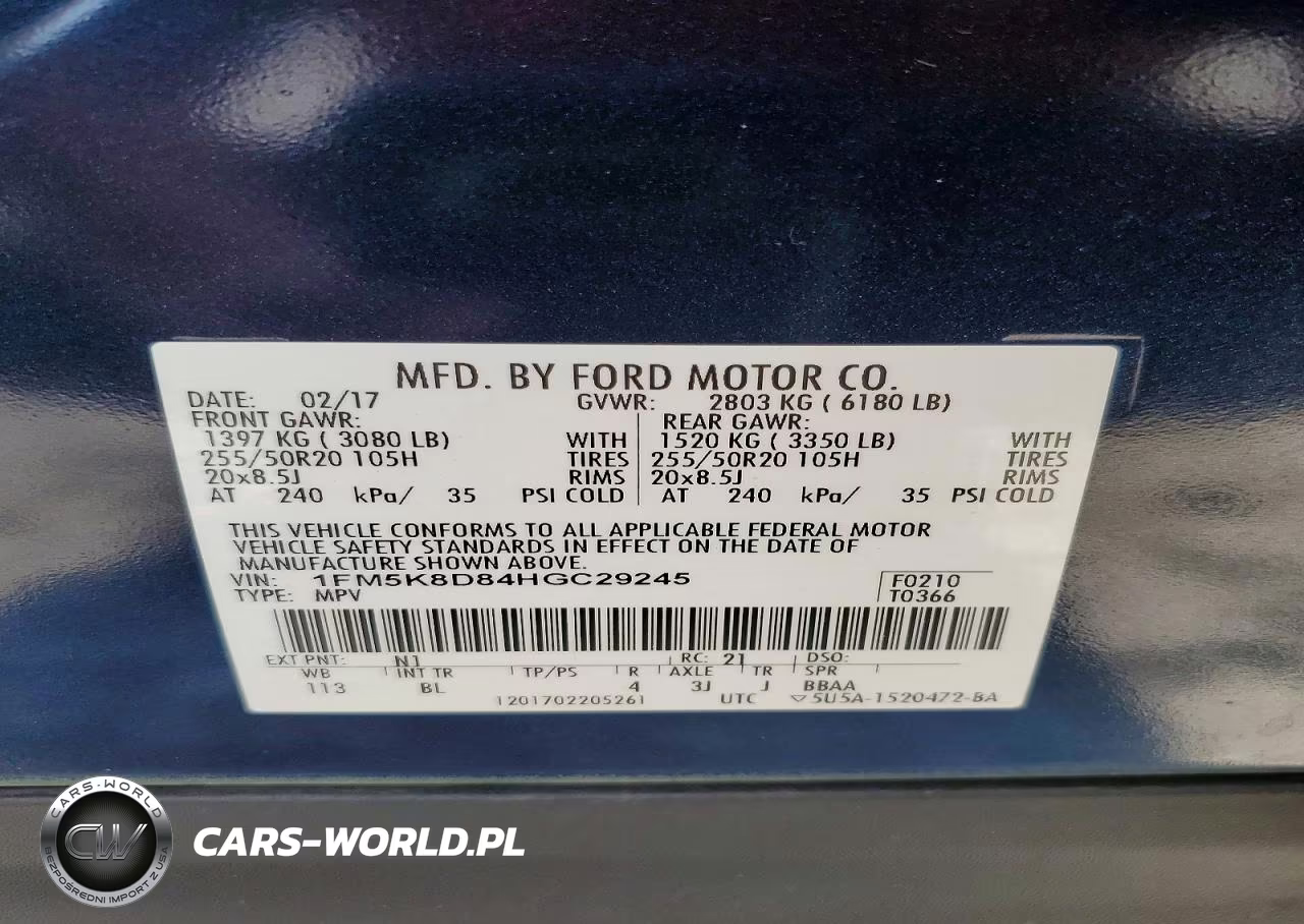 2017 Ford Explorer Xlt VIN:1FM5K8D84HGC29245 - 14