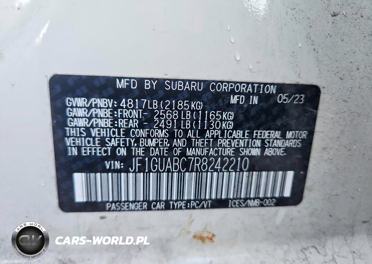 2024 Subaru Impreza VIN:JF1GUABC7R8242210 - 13