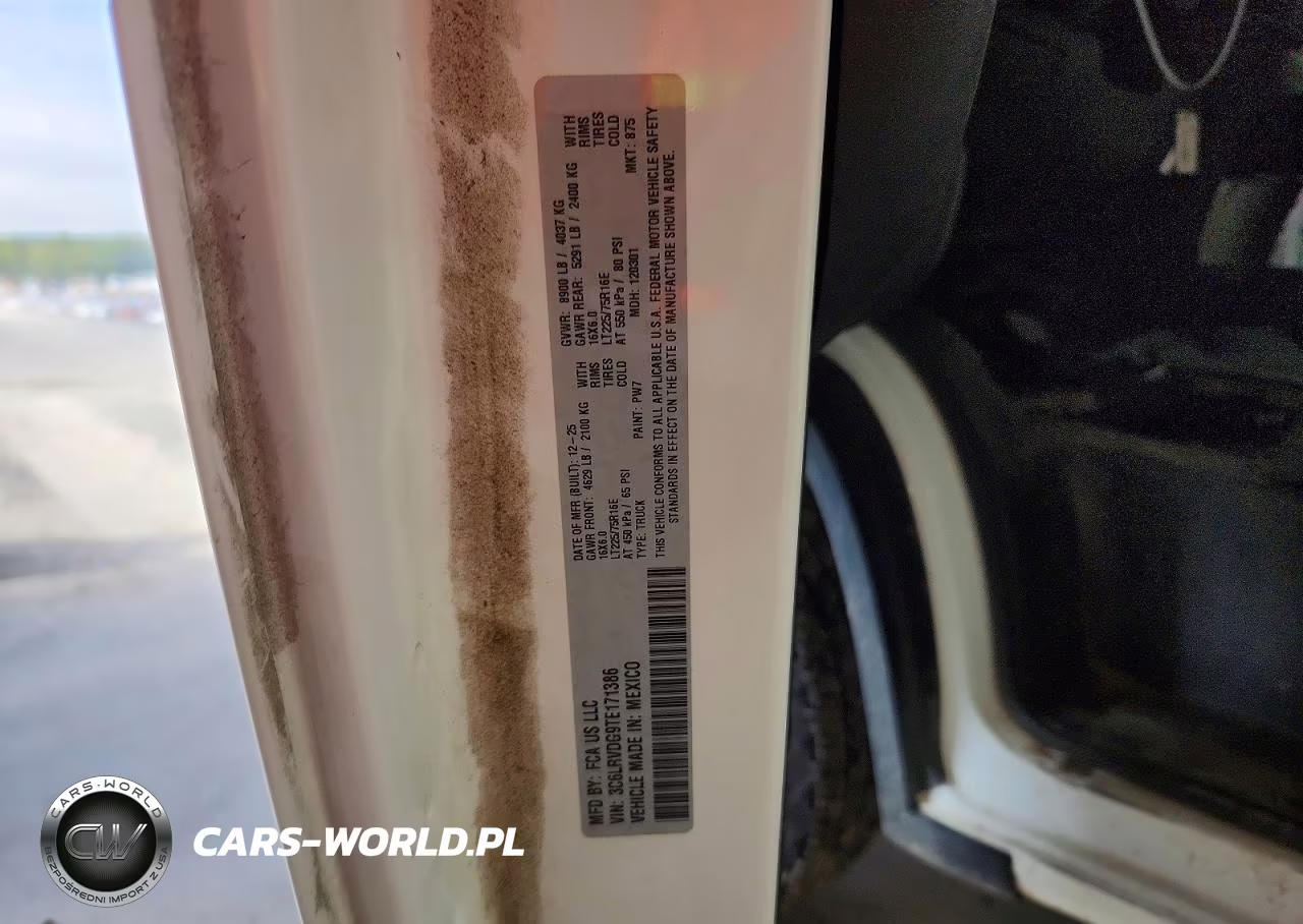 2026 Ram Promaster 2500 Delivery Van VIN:3C6LRVDG9TE171386 - 13