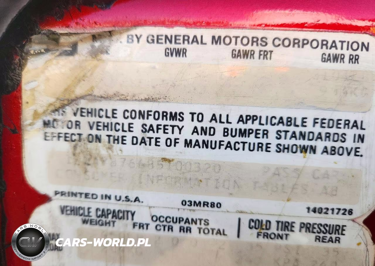 1981 Chevrolet Corvette VIN:1G1AY8766B5100320 - 12