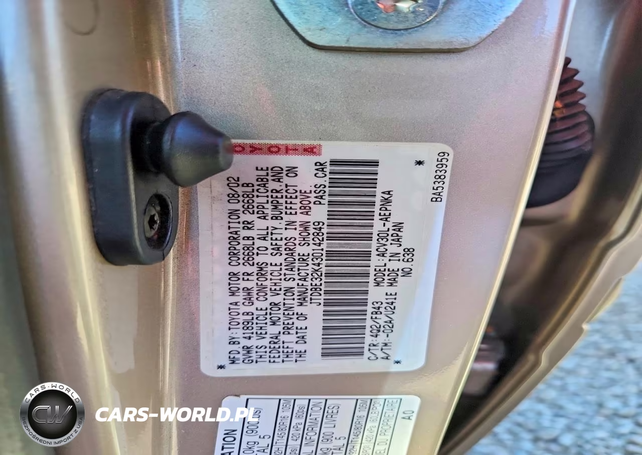 2003 Toyota Camry Le VIN:JTDBE32K430142849 - 13