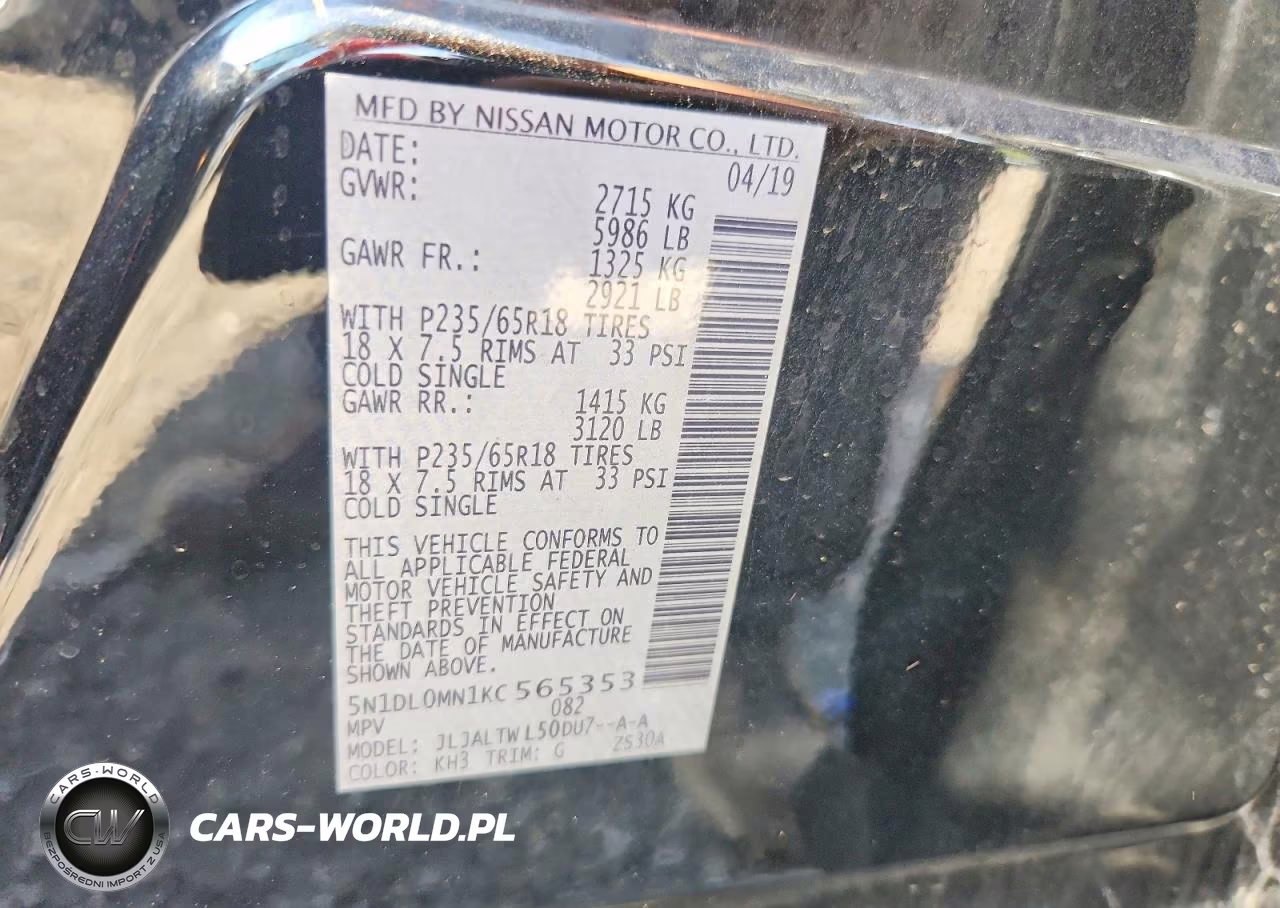 2019 Infiniti Qx60 Luxe VIN:5N1DL0MN1KC565353 - 13