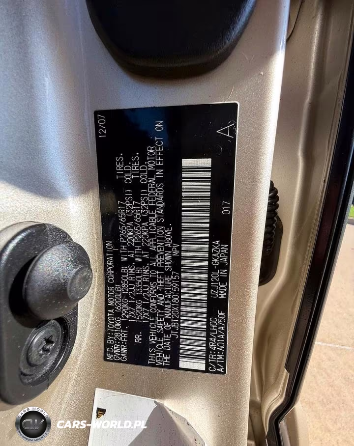2008 Lexus Gx 470 VIN:JTJBT20X180159157 - 10