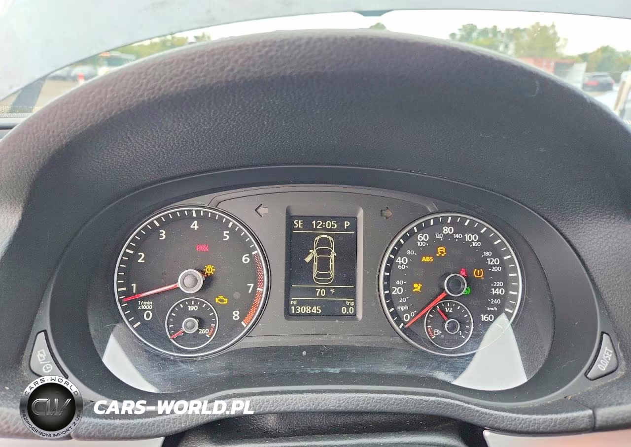 2013 Volkswagen Passat Se VIN:1VWBP7A32DC132264 - 9