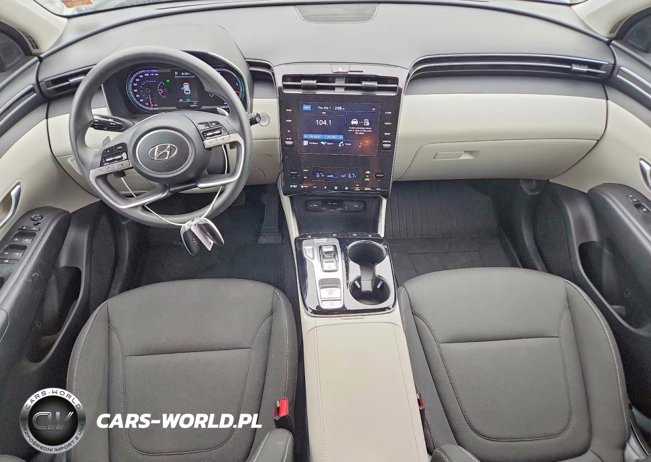 2023 Hyundai Tucson Blue VIN:KM8JBCA10PU109922 - 8