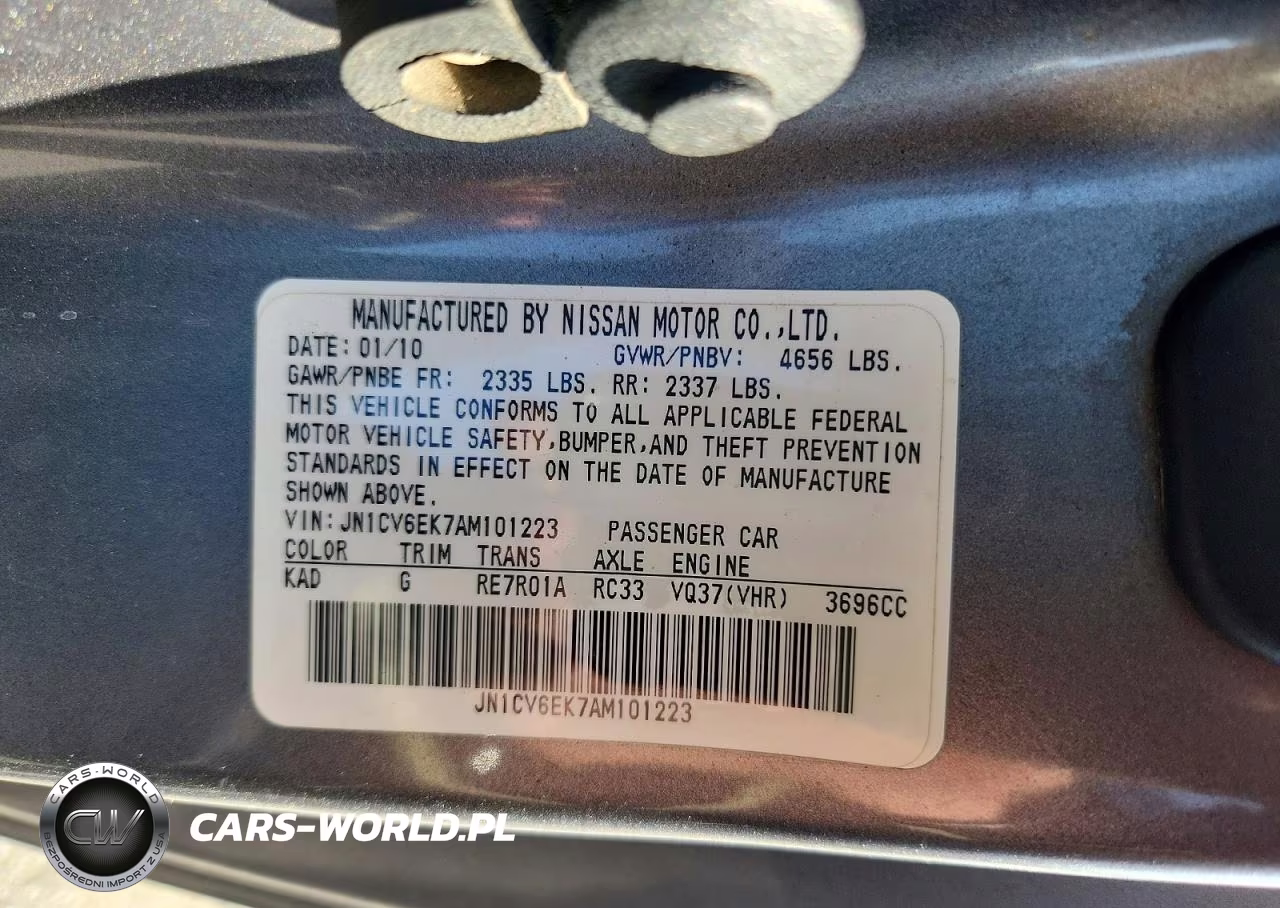 2010 Infiniti G37 Coupe Base VIN:JN1CV6EK7AM101223 - 13