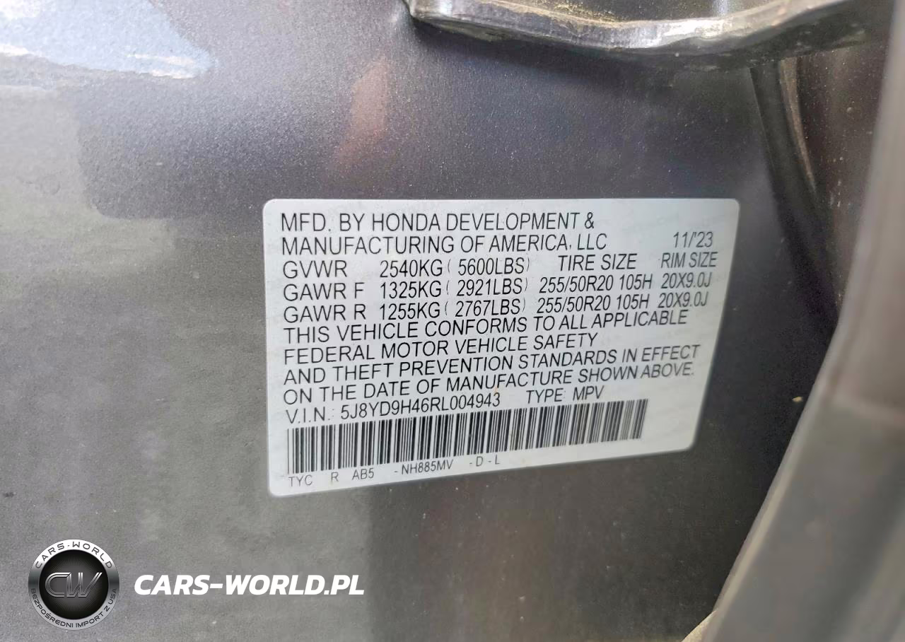 2024 Acura Mdx Technology VIN:5J8YD9H46RL004943 - 13