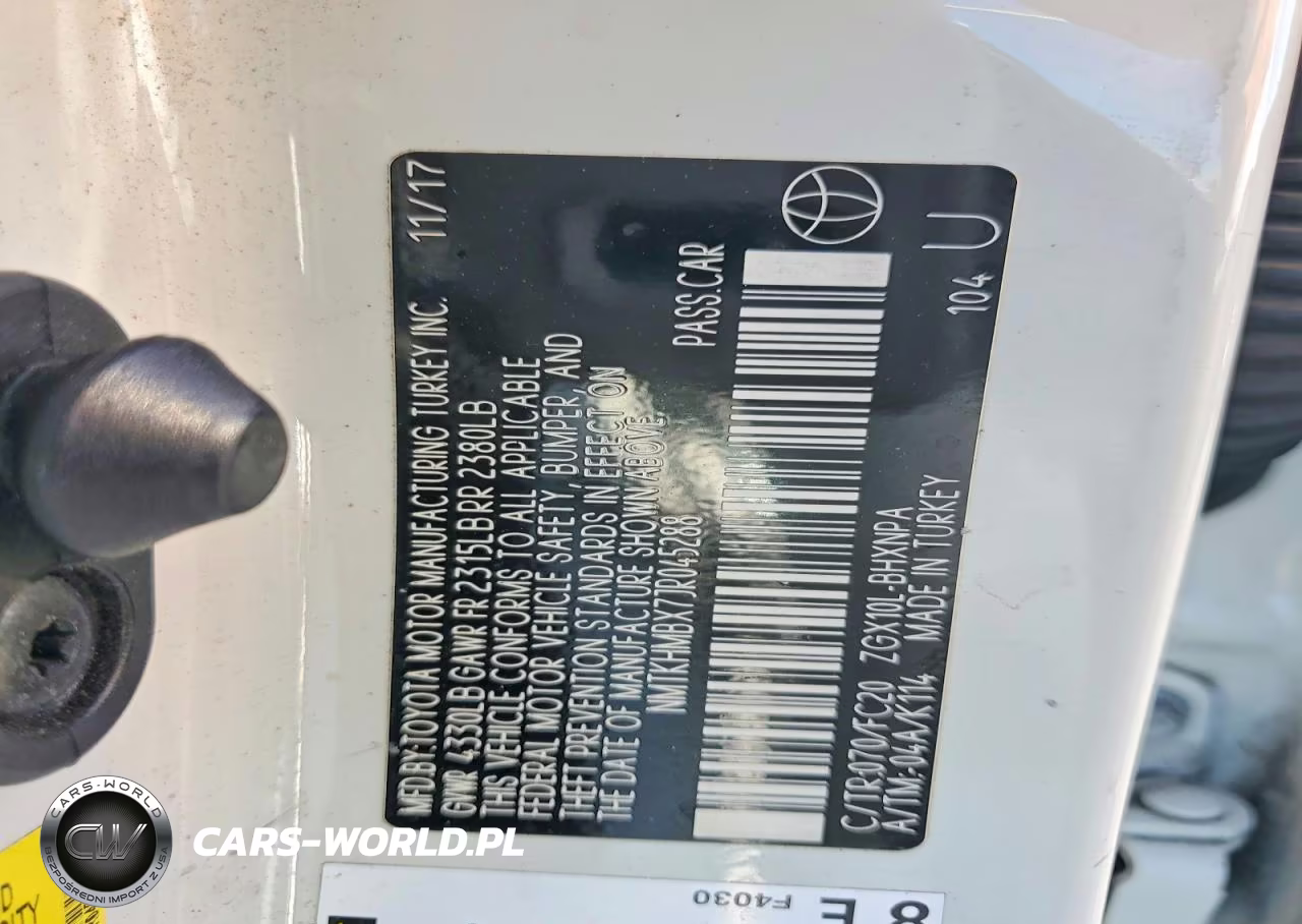 2018 Toyota C-Hr Xle VIN:NMTKHMBX7JR045288 - 13