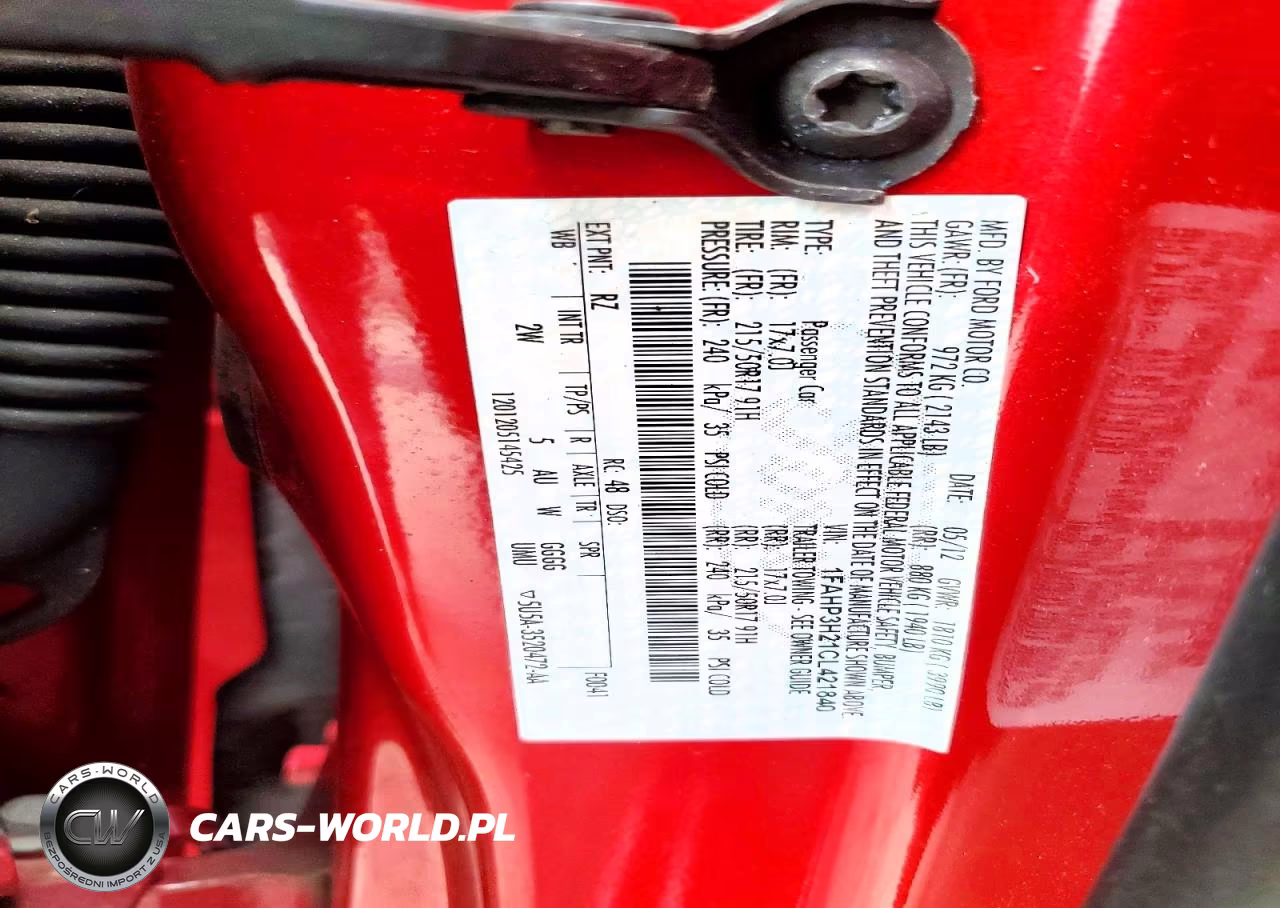 2012 Ford Focus Sel VIN:1FAHP3H21CL421840 - 12