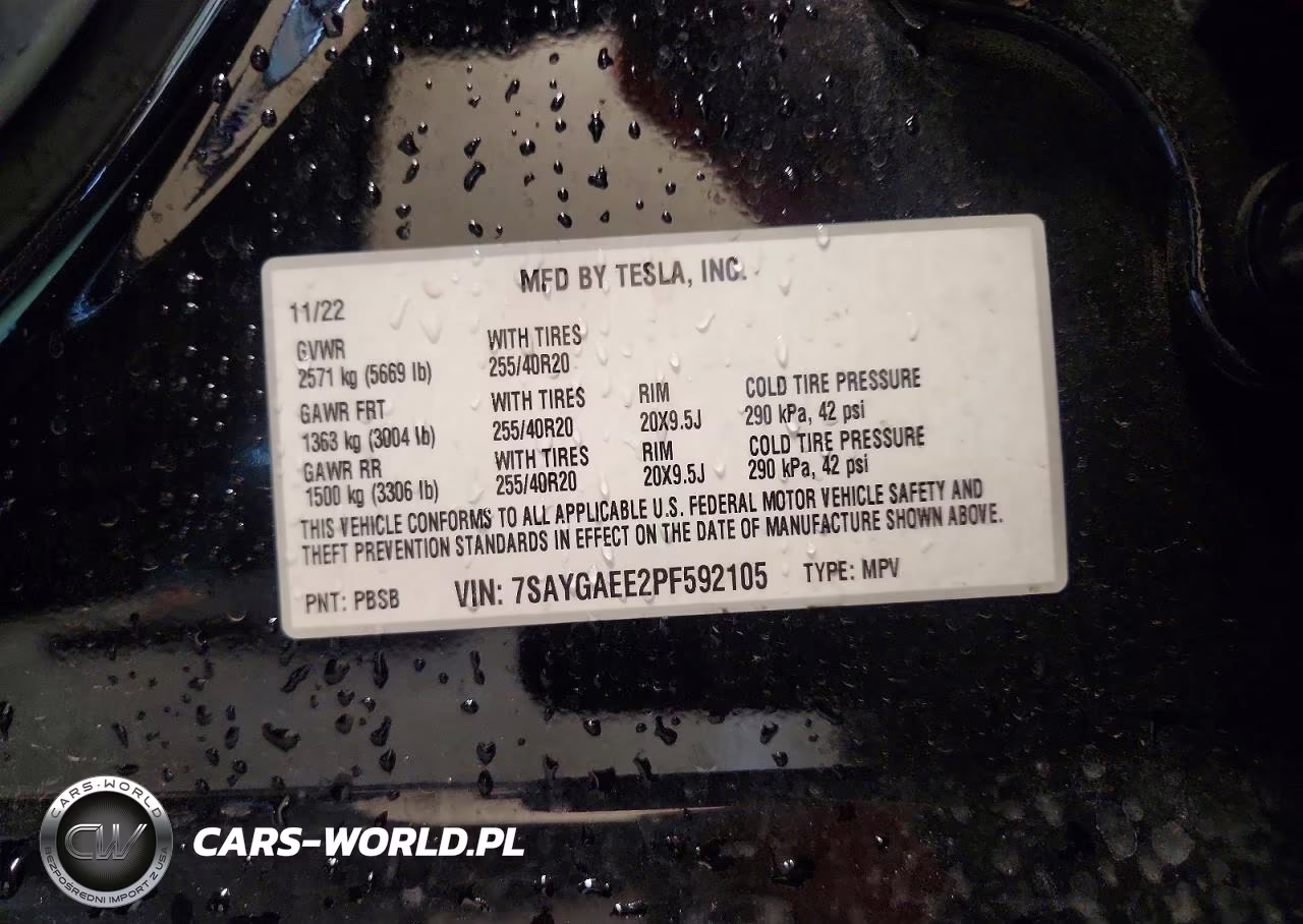 2023 Tesla Model Y VIN:7SAYGAEE2PF592105 - 13