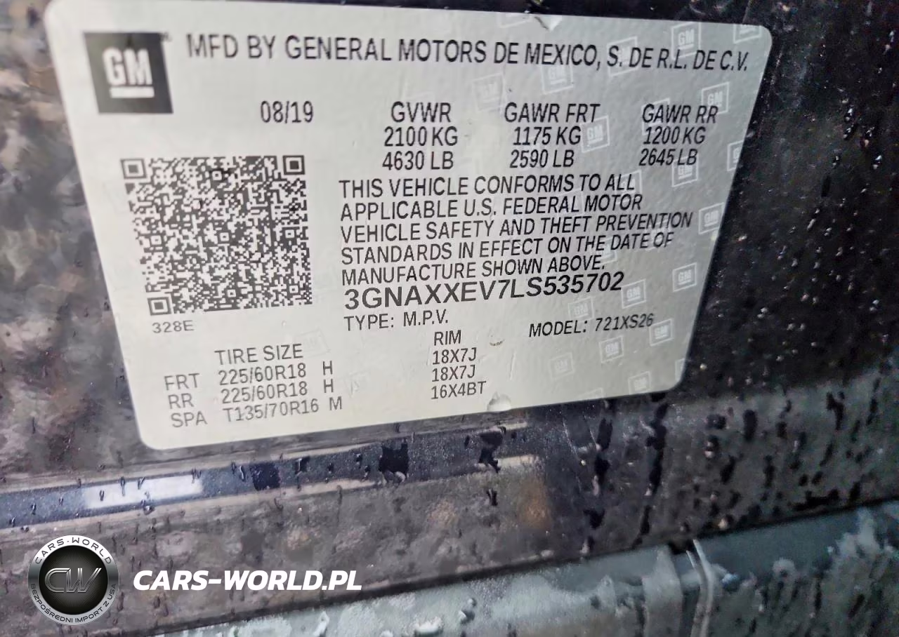 2020 Chevrolet Equinox Premier VIN:3GNAXXEV7LS535702 - 13
