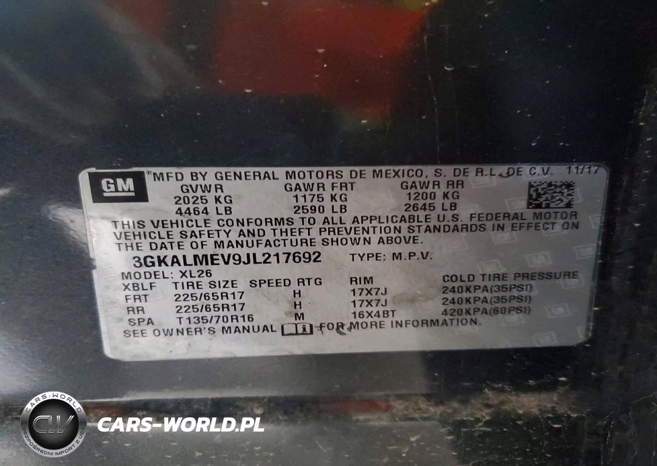 2018 GMC Terrain Sle VIN:3GKALMEV9JL217692 - 13