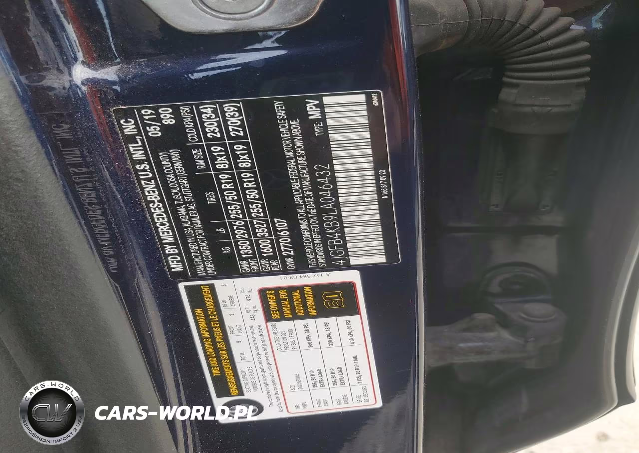 2020 Mercedes-Benz Gle 350 4Matic VIN:4JGFB4KB9LA046432 - 12