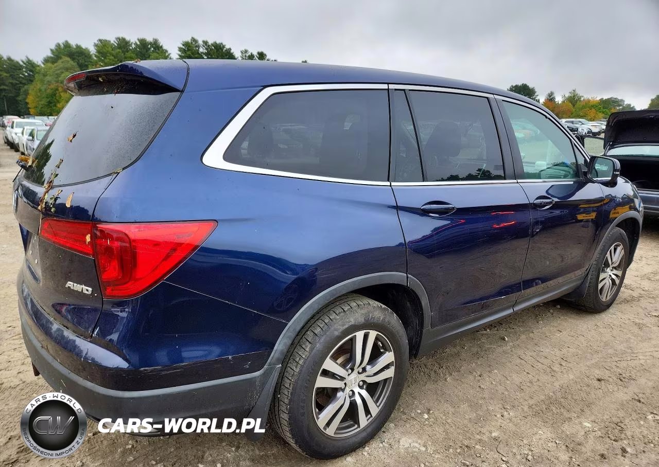 2017 Honda Pilot Exl VIN:5FNYF6H52HB025578 - 3