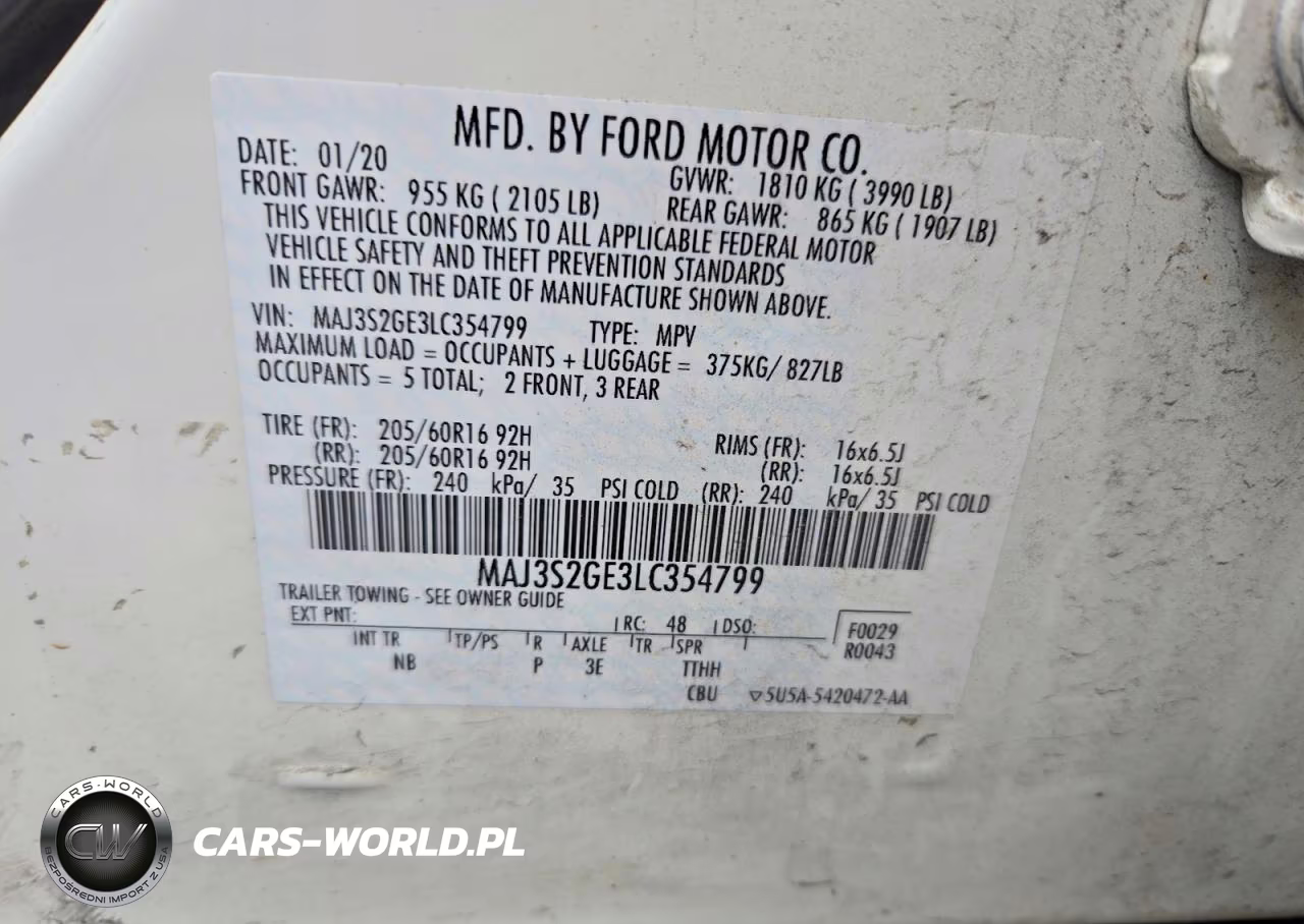 2020 Ford Ecosport Se VIN:MAJ3S2GE3LC354799 - 12