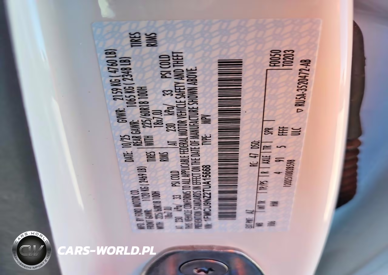 2026 Ford Escape St Line Select VIN:1FMCU9NZ2TUA15668 - 14