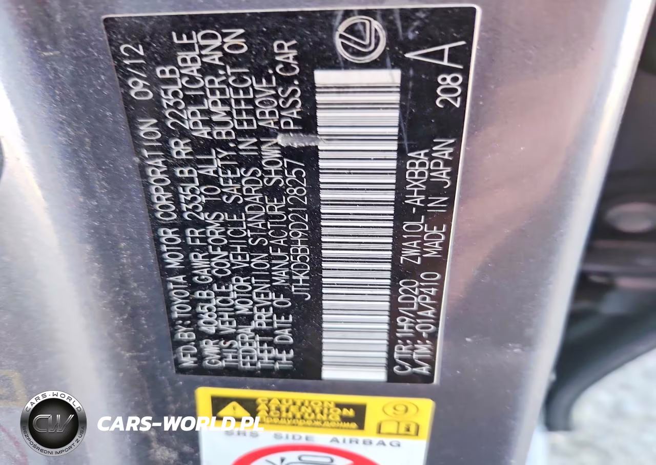 2013 Lexus Ct 200 VIN:JTHKD5BH9D2128257 - 12