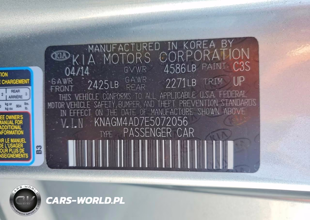 2014 Kia Optima Hybrid VIN:KNAGM4AD7E5072056 - 12