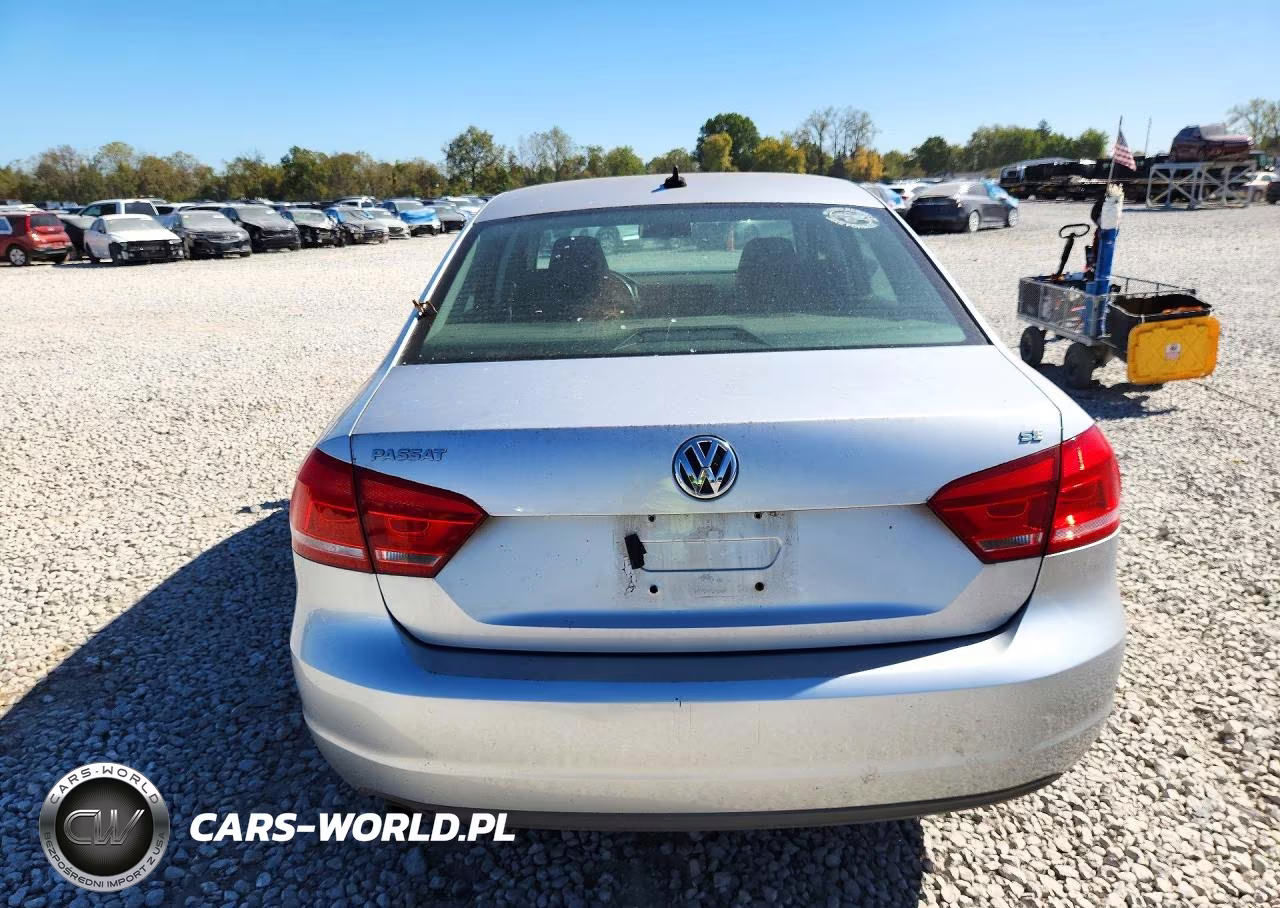 2012 Volkswagen Passat Se VIN:1VWBP7A38CC028697 - 6