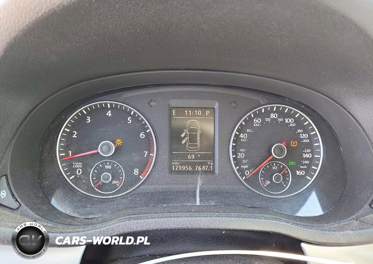 2012 Volkswagen Passat Se VIN:1VWBP7A38CC028697 - 9